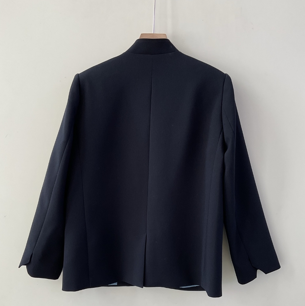 Zadig & Voltaire Verysa Navy Asymmetrical Blazer - Picture 8 of 14